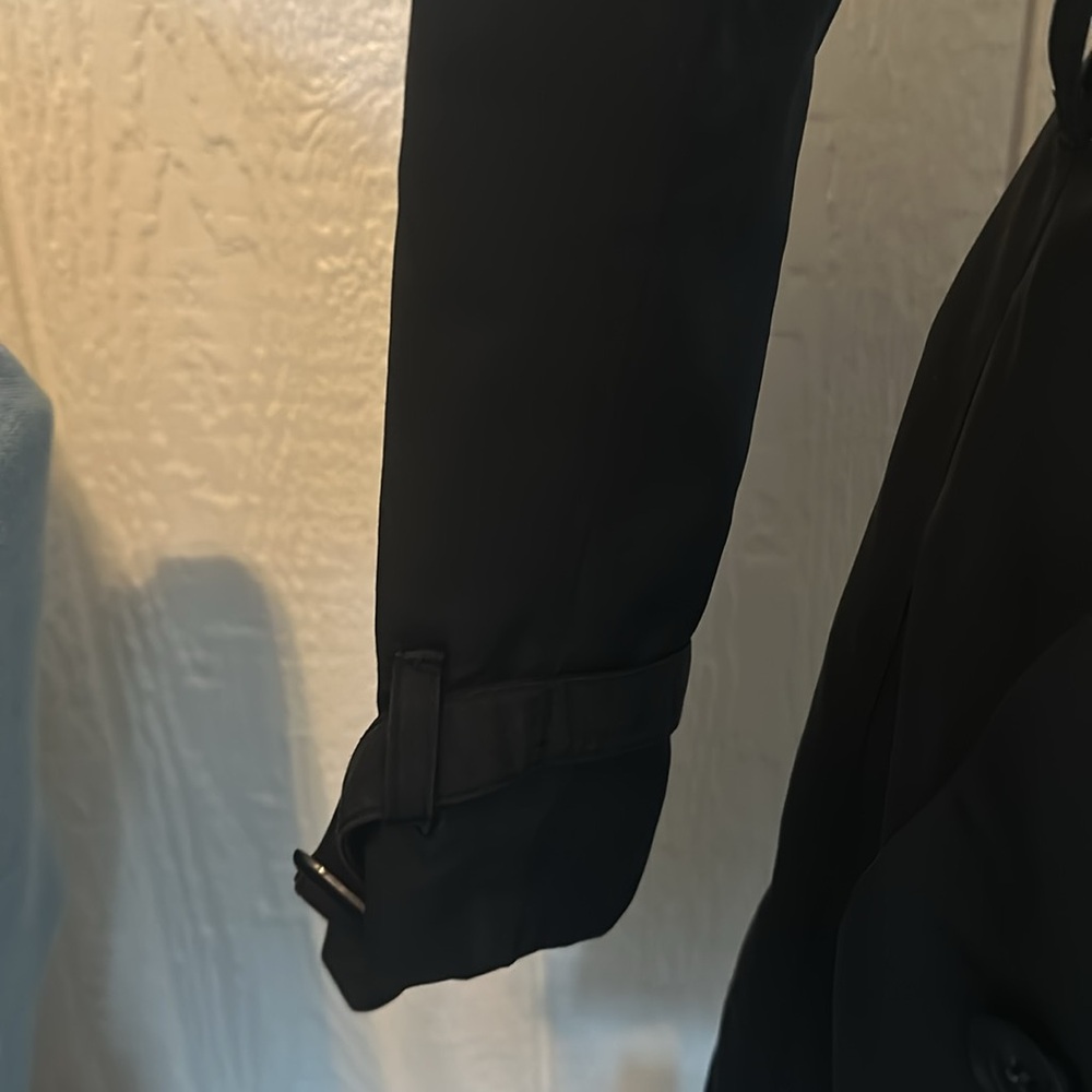 Classic Black Trench Coat - Picture 6 of 11